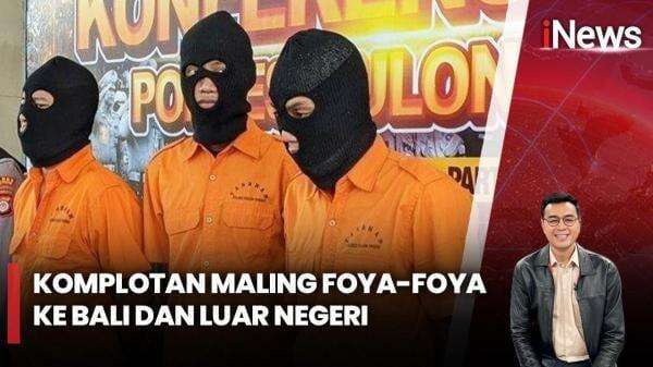 Polisi Tangkap Komplotan Maling, Hasil Curian Dipakai Foya-Foya Liburan ke Luar Negeri Polisi Tangkap Komplotan Maling, Hasil Curian Dipakai Foya-Foya Liburan ke Luar Negeri