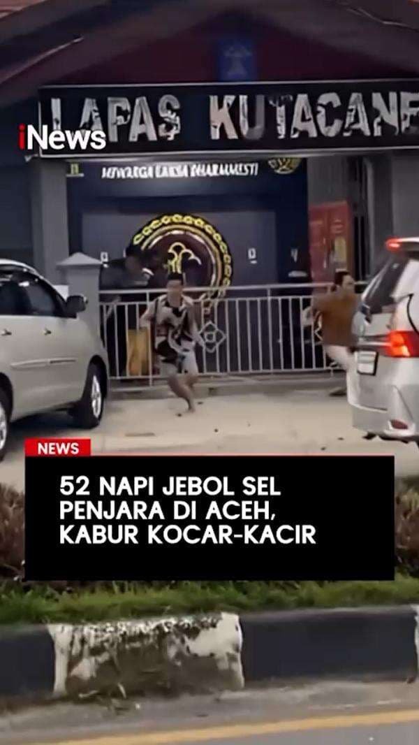 52 Napi Kabur dari Lapas Kutacane Aceh Tenggara