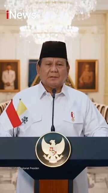 Prabowo Ucapkan Belasungkawa atas Wafatnya Paus Fransiskus
