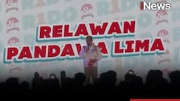 Hadiri Deklarasi Dukungan Pandawa Lima, RK: Saya Doakan Relawan Utangnya Lunas