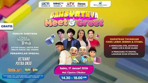 Betrand Peto Ikut Hadir di Dahsyatnya Meet and Greet Cinta Sepenuh Jiwa