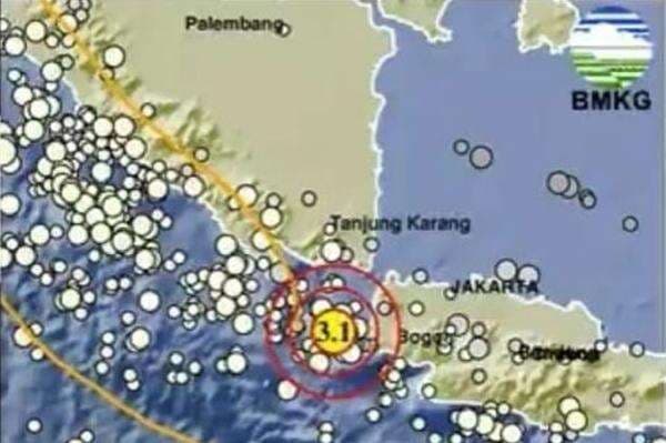Gempa Hari Ini Magnitudo 3,1 Guncang Sumur Banten