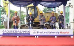 Perkuat Pendidikan Kesehatan, Presuniv  Groundbreaking President University Teaching Hospital