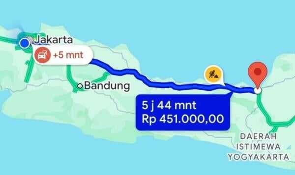 Libur Akhir Tahun di Depan Mata, Begini Cara Cek Tarif Tol di Google Maps