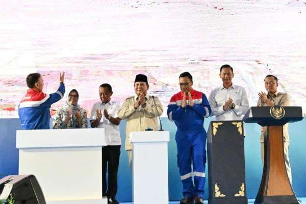 Prabowo Jadi Presiden Pertama yang Resmikan Kilang dalam 32 Tahun