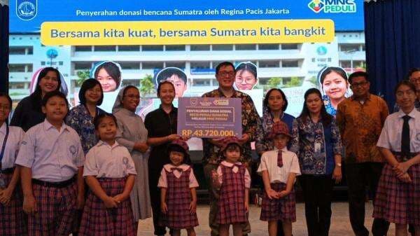Sekolah Regina Pacis Jakarta Salurkan Bantuan ke Sumatera Melalui MNC Peduli Sekolah Regina Pacis Jakarta Salurkan Bantuan ke Sumatera Melalui MNC Peduli