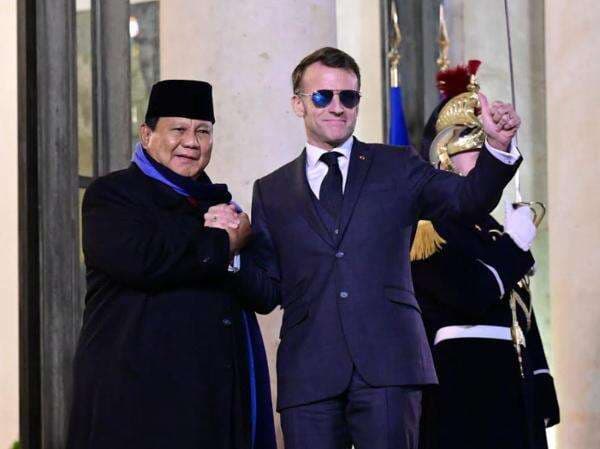 Jamuan Santap Malam Hangat Prabowo&ndash;Macron di Istana &Eacute;lys&eacute;e