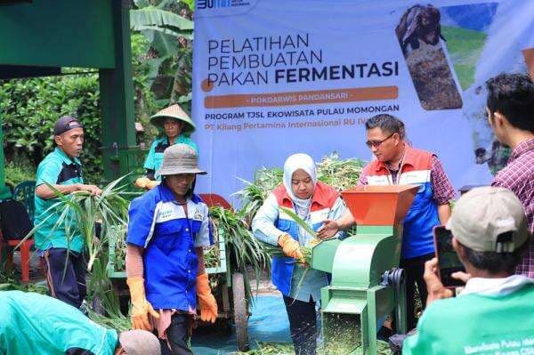 Kilang Cilacap Gelar Pelatihan Pakan Ternak Fermentasi