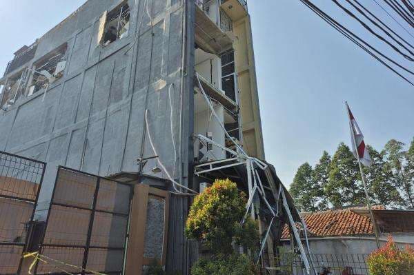 2 Orang Jadi Tersangka Ledakan Gedung Nucleus Tangsel, Dianggap Lalai