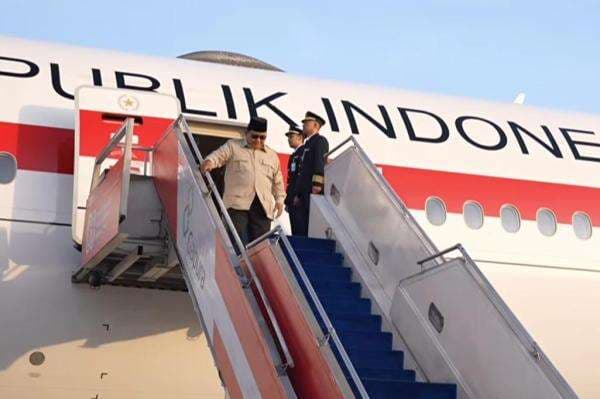 Prabowo Tiba di Tanah Air usai Kunjungi Inggris, Swiss dan Prancis