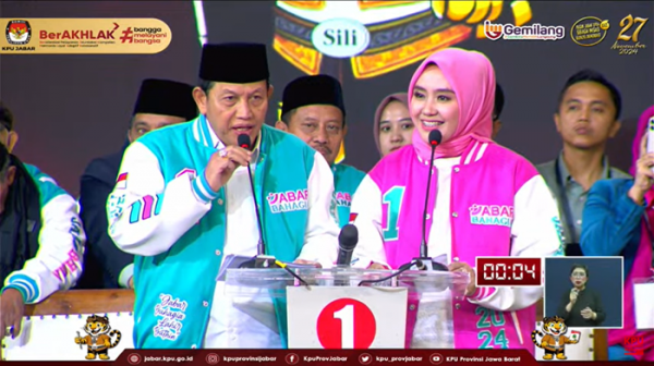 Tutup Debat Pamungkas Pilgub Jabar 2024, Gita: Magadiirrr!