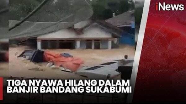 Banjir Bandang Terjang Sukabumi, Warga Mulai Dievakuasi karena Ketinggian Air Terus Bertambah