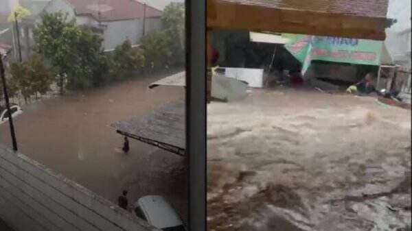 Banjir 2 Meter Rendam Perumahan di Sukabumi, Banyak Warga Terjebak dalam Rumah