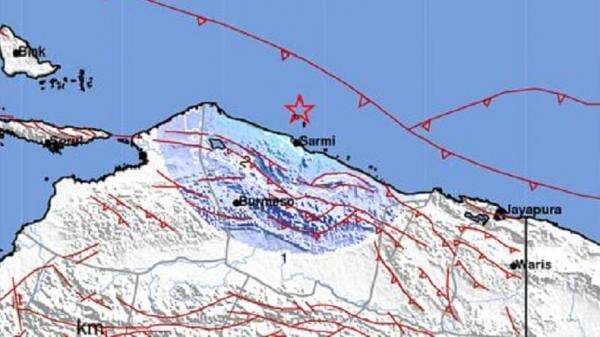 Sarmi Papua Diguncang Gempa Magnitudo 4,7