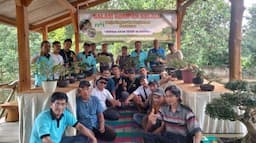 Ahmad Iswan H. Caya Dukung Pengembangan Komunitas Bonsai di Gedongtataan