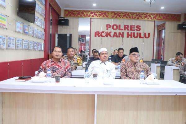 OMP, Polres Rokan Hulu Gelar Zoom Meeting Dialog Penguatan Internal Polri