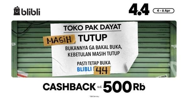 Tips Belanja Hemat di Blibli dengan Promo April 4.4 yang Sangat Menarik! Tips Belanja Hemat di Blibli dengan Promo April 4.4 yang Sangat Menarik!