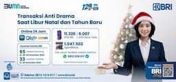 Panduan Transaksi Lancar Selama Libur Natal 2024 dengan Layanan BRI