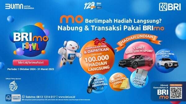 Raih Ratusan Ribu Hadiah di Friday Deals BRImo FSTVL, Begini Caranya