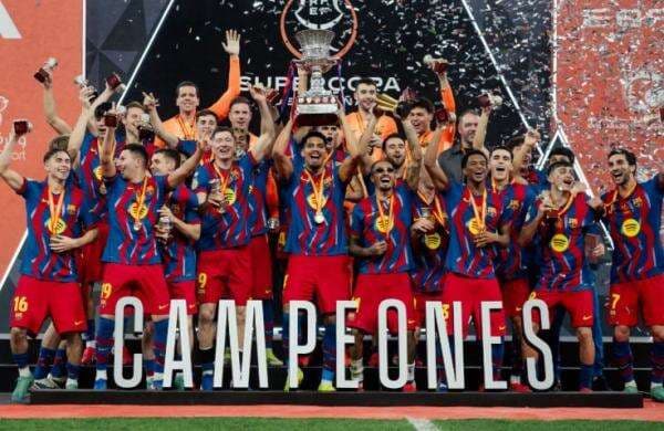 Barcelona Juara Piala Super Spanyol 2026 usai Hajar Real Madrid di Final Dramatis