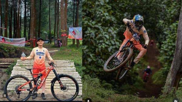 Rifki Fauzi Atlet Downhill asal Tasikmalaya Terlahir dari Road Race ke Trek Pegunungan