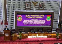 Rapat Paripurna, PJ Bupati Tangerang Disentil Soal ASN Kesra Kampanyekan Paslon Saat Umroh