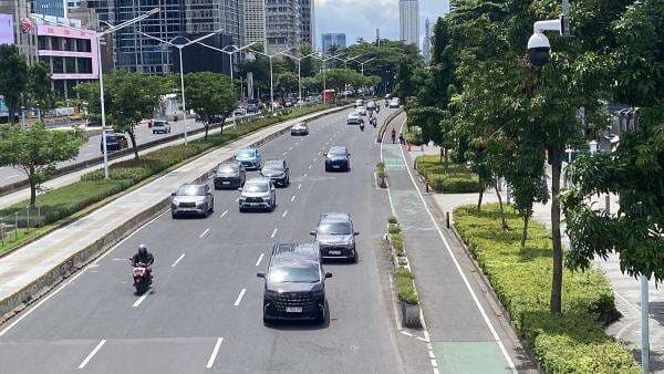 Libur Nataru, Arus Lalu Lintas di Jakarta Lancar
