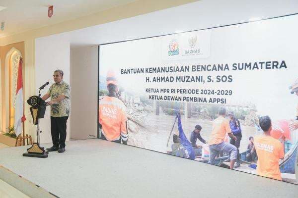 Asosiasi Peternak Kirim Bantuan Rp800 Juta ke Sumatra, Muzani: Mereka Merasa Tersentuh