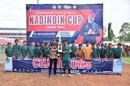 Ini Juara Sepak Bola Piala Kadindik Cup 2024