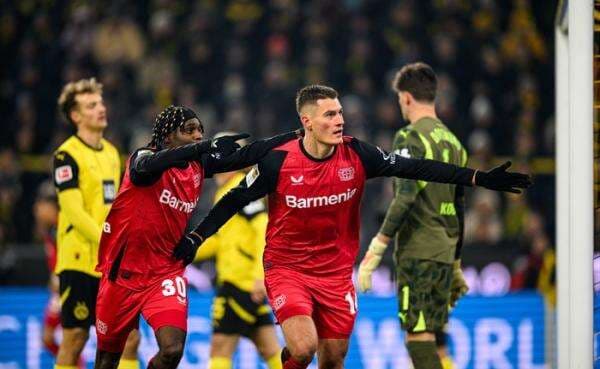 Hasil Bola Tadi Malam: Bayer Leverkusen Dekati Puncak Klasemen usai Kalahkan Dortmund