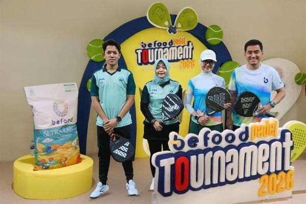BULOG Dukung Gaya Hidup Sehat lewat Befood Padel Tournament 2026