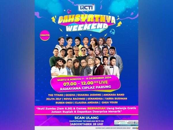 Dahsyatnya Weekend di Parung Dimeriahkan Geisha, The Titans hingga Angkasa Band 