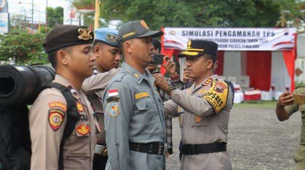 Jelang Pemungutan Suara Pilkada 2024, Polres Pemalang Gelar Apel Pergeseran Pasukan Pengamanan TPS