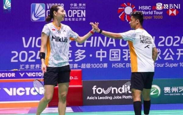 Hasil Korea Masters 2024: Dejan/Gloria ke Semifinal usai Libas Wakil Thailand