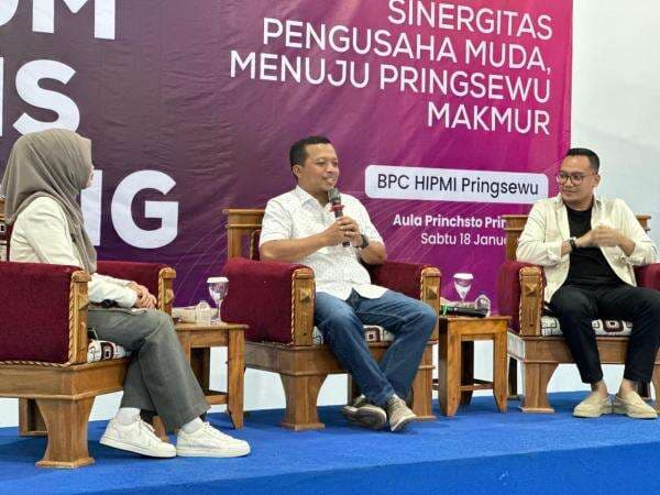 BPC HIPMI Pringsewu Gelar Forum Bisnis, Bupati Terpilih Rianto Pamungkas Ungkap Strategi Sukses