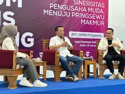 BPC HIPMI Pringsewu Gelar Forum Bisnis, Bupati Terpilih Rianto Pamungkas Ungkap Strategi Sukses