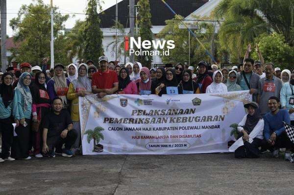 Fokus Kesehatan 495 Jemaah, Dinkes Polewali Mandar Gelar Tes Kebugaran Massal Fokus Kesehatan 495 Jemaah, Dinkes Polewali Mandar Gelar Tes Kebugaran Massal