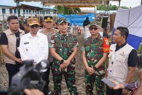 Danrem 012/TU Bersama Forkopimda Aceh Barat Tinjau Pelaksanaan Pilkada Serentak