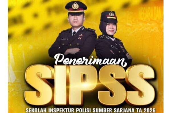 Polri Buka Penerimaan SIPSS 2026, Kesempatan Emas Sarjana Jadi Perwira Pertama Polisi
