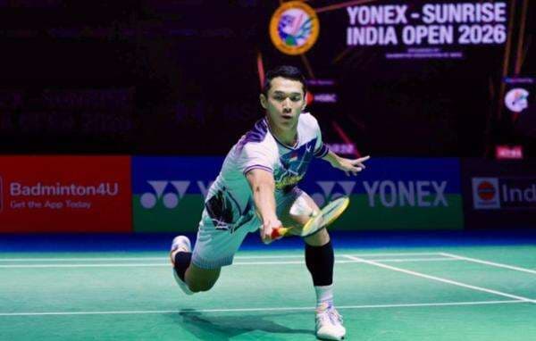 Hasil Perempatfinal India Open 2026: Kalahkan Christo Popov, Jonatan Christie ke Semifinal!
