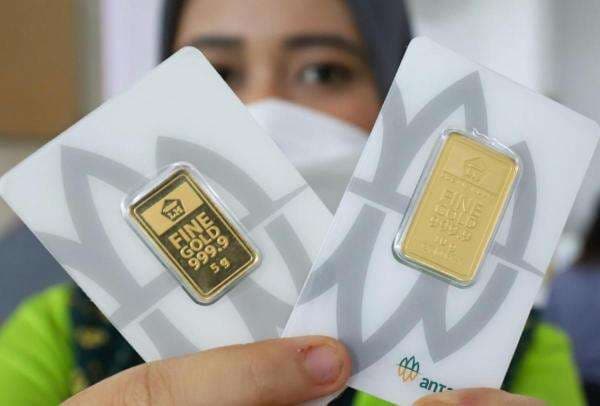 Harga Emas Antam Akhirnya Turun Jadi Rp1.759.000/Gram
