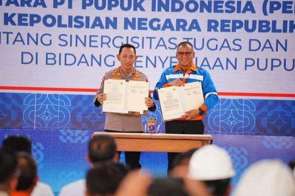 Kapolri Teken MoU dengan Pupuk Indonesia terkait Distribusi: Agar Tepat Sasaran
