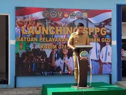 Launching Satuan Pelayanan Pemenuhan Gizi di Kendal untuk  Program MBG