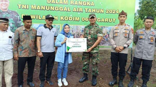 TNI Manunggal Air 2024, Pegadaian Salurkan Bantuan Sumur Bor untuk Warga Terdampak Krisis Air Bersih