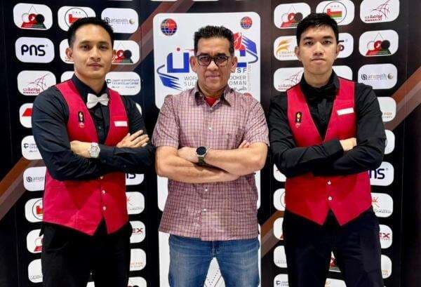 Tim Snooker Indonesia Lolos ke Babak Top 12 Oman World Cup Usai Kalahkan Bahrain 3-1