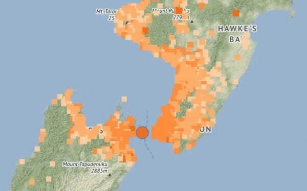 Gempa Bumi M5,7 Guncang Selandia Baru, 37.000 Orang Laporkan Guncangan