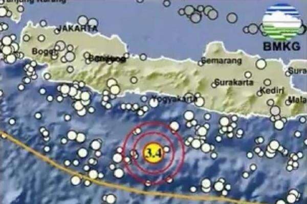 Gempa Terkini Magnitudo 3,4 Guncang Cilacap Jawa Tengah Gempa Terkini Magnitudo 3,4 Guncang Cilacap Jawa Tengah