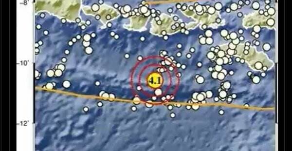 Gempa M4,1 Guncang Sumbawa Barat NTB