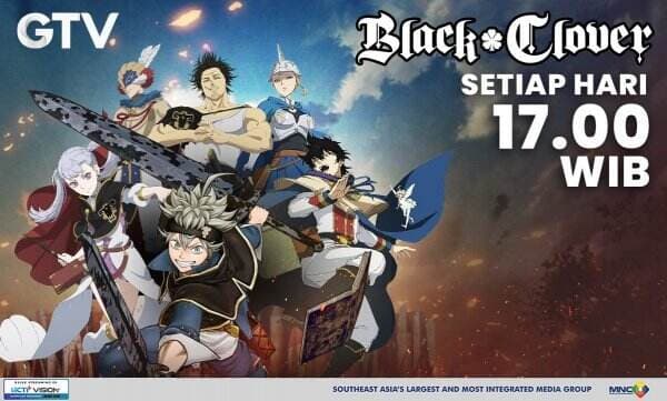 Spesial untuk <i>Anime Lovers</i>! <i>Full</i> Aksi Sihir yang Epik, GTV Hadirkan Black Clover Temani <i>Family Time</i>!