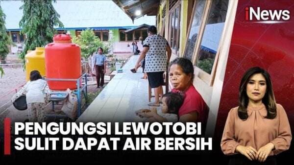 Pengungsi Erupsi Lewotobi Terpaksa Beli Air Bersih, Harap Bantuan Pemerintah